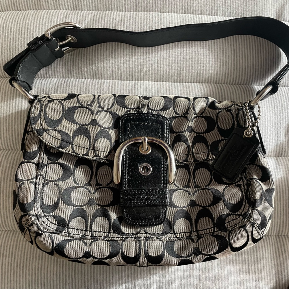 Coach Soho Signature bag with coin purse